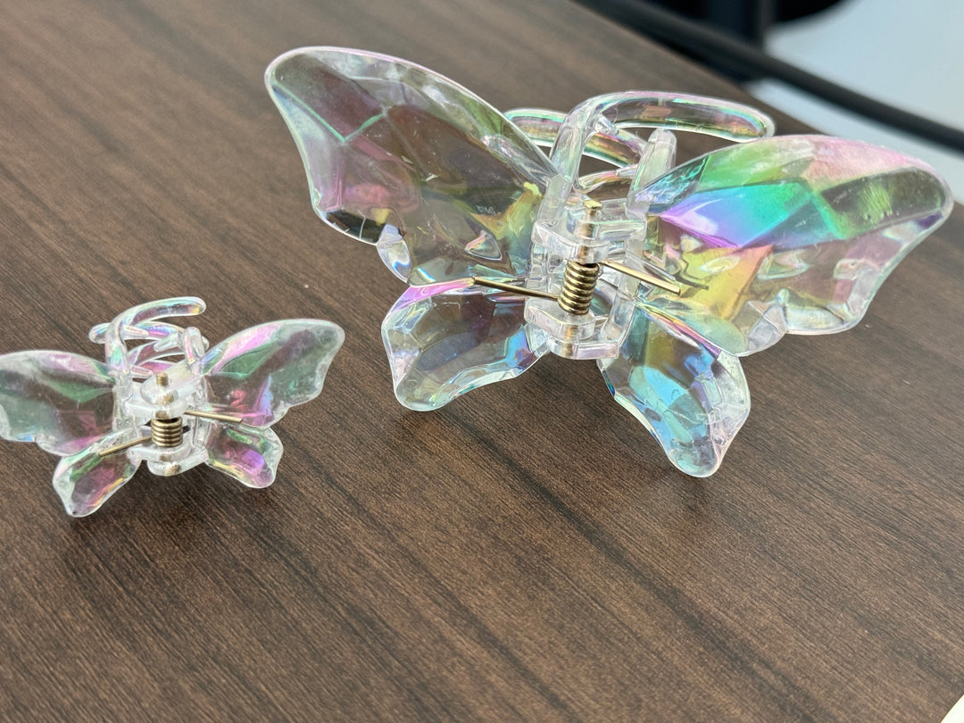 Butterfly Transparent Hair Clip