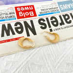 Load image into Gallery viewer, Retro style twist weaving stud earring
