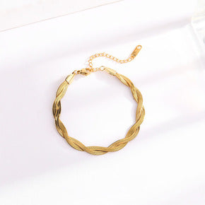 Snake chain bracelet (gold)