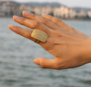 Vintage square shape ring