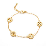 Load image into Gallery viewer, Four clover charm bracelet
