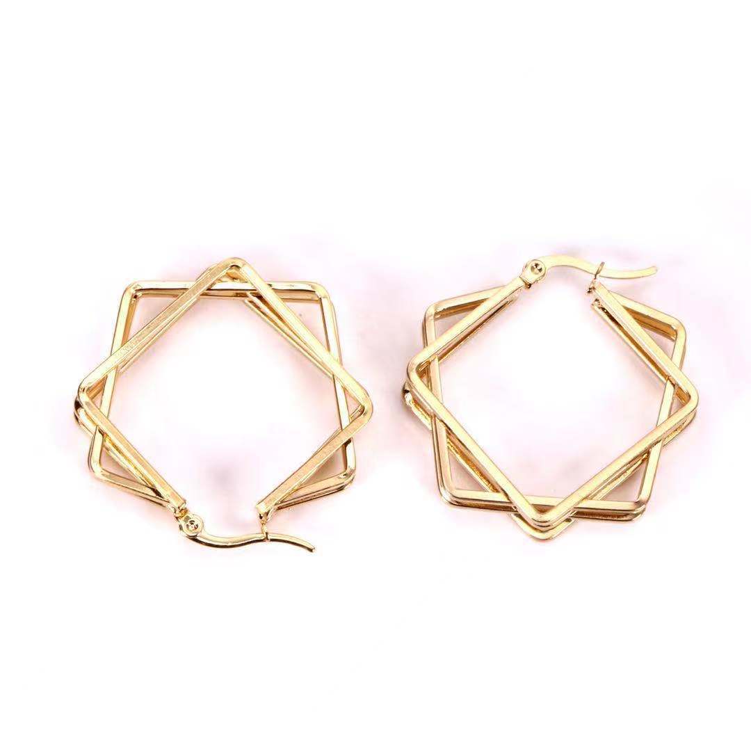 Vintage hoop earring