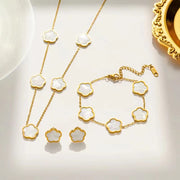 Flower shape jewelry sets
