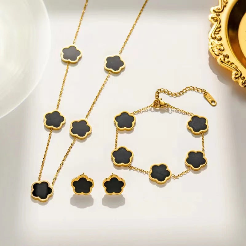 Flower shape jewelry sets