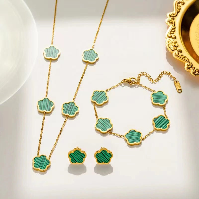 Flower shape jewelry sets