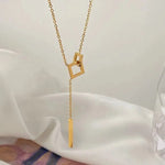 Load image into Gallery viewer, Square buckle necklace
