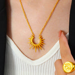 Load image into Gallery viewer, Sunburst necklace
