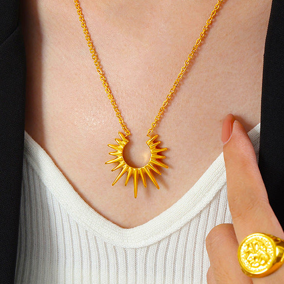 Sunburst necklace