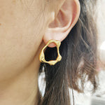 Load image into Gallery viewer, Irregular spring shape earring
