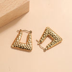 Load image into Gallery viewer, Square ear buckle french retro earring
