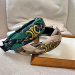 Load image into Gallery viewer, French retro twist braid wide headband
