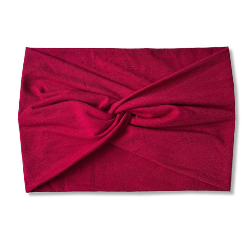 Knotted sport yoga hairband