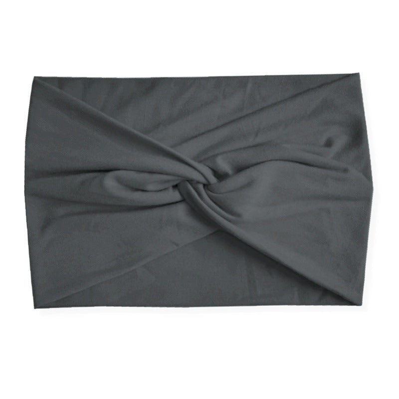 Knotted sport yoga hairband