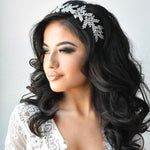 Load image into Gallery viewer, High-end zircon crown trial bridal headband
