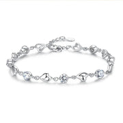 Temperament Hollow Heart Chain Bracelet