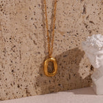 Load image into Gallery viewer, Dainty Oval Ring Necklace
