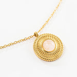 Load image into Gallery viewer, Round Disc Pendant Necklace
