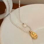 Load image into Gallery viewer, Water Pearl Oval Pendant
